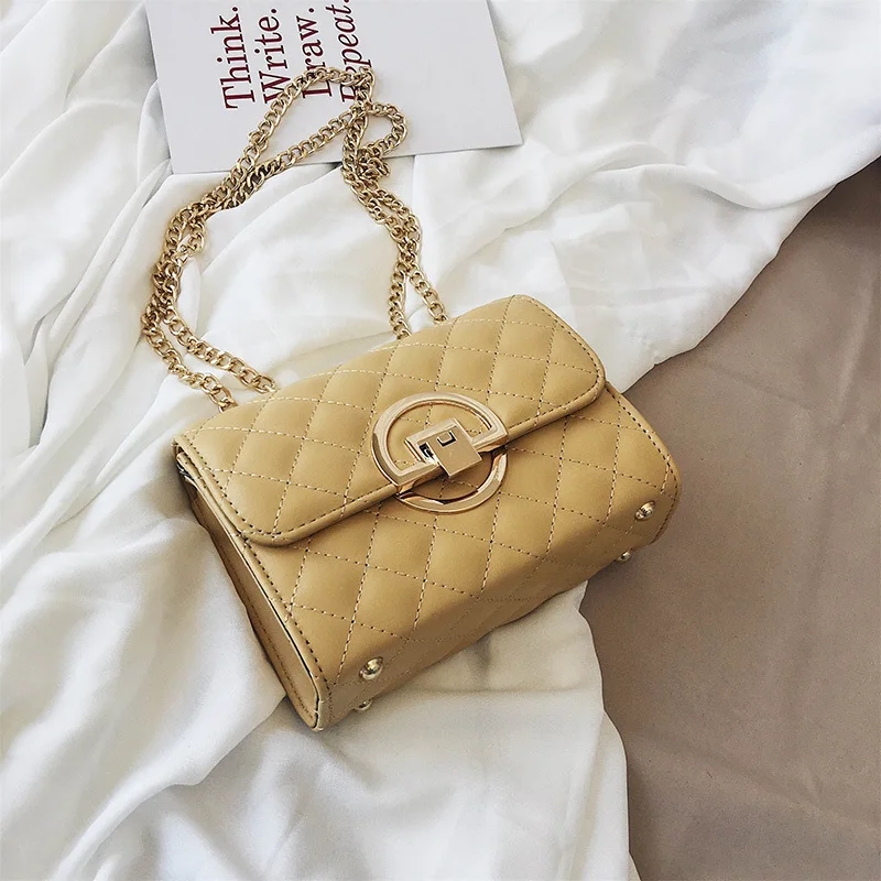 New 2021 Fashion Women Brand Lattice Leather Shoulder Chain Bag Luxury Designer Ladies Casual Crossbody Bags Purses Bag Handbag
New 2021 Fashion Women Brand Lattice Leather Shoulder Chain Bag Luxury Designer Ladies Casual Crossbody Bags Purses Bag Handbag