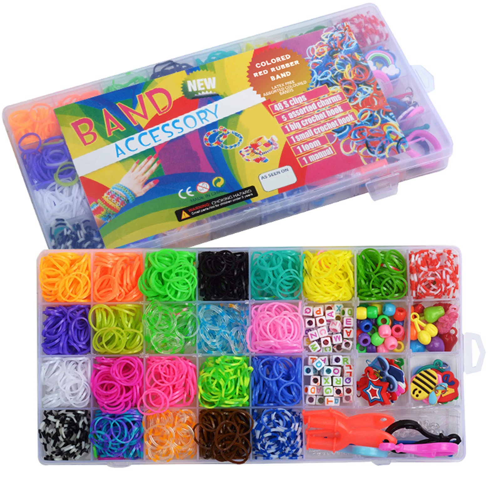 1500pcs Rubber Loom Bands Set Children DIY Toys Kid Make Woven Bracelet Elastic Silicone Bracelet New
1500pcs Rubber Loom Bands Set Children DIY Toys Kid Make Woven Bracelet Elastic Silicone Bracelet New
