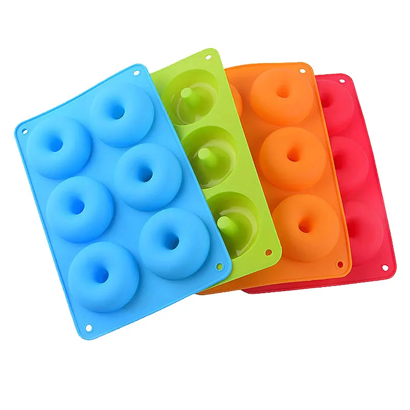 6 Grid Donut Mold Silicone Bakery Baking Pan Non-Stick Donut Maker Home DIY Handmade Dessert Molde Kitchen Decoration Mould
6 Grid Donut Mold Silicone Bakery Baking Pan Non-Stick Donut Maker Home DIY Handmade Dessert Molde Kitchen Decoration Mould