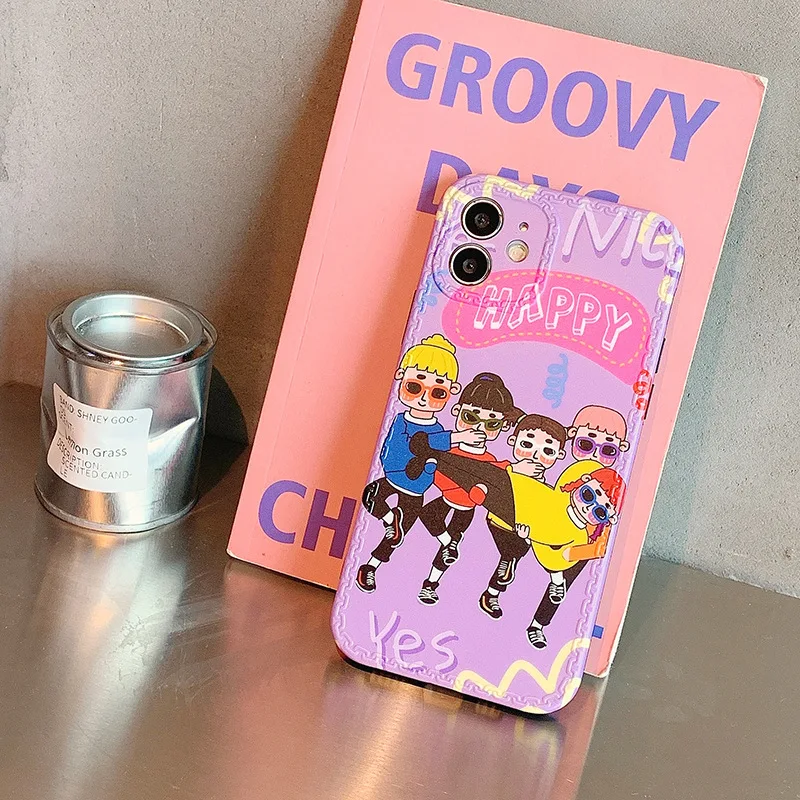 Cute Cartoon Girl Phone Case for iPhone 11 12 Pro Max Mini Soft Case XR XS MAX 8 7 Plus Silicon Lens Protection Cover
Cute Cartoon Girl Phone Case for iPhone 11 12 Pro Max Mini Soft Case XR XS MAX 8 7 Plus Silicon Lens Protection Cover
