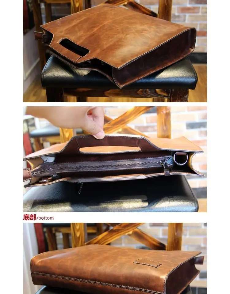 Men's Bag Crazy Horse Leather Stereotype Handbag Shoulder Bag Messenger Bag Men's Casual PU Business Briefcase
Men's Bag Crazy Horse Leather Stereotype Handbag Shoulder Bag Messenger Bag Men's Casual PU Business Briefcase