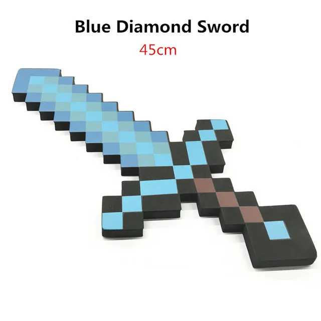Minecraft My world Design steve Blue Diamond Sword Eva Mosaic Sword mine with axe toy children's birthday cosplay gift
Minecraft My world Design steve Blue Diamond Sword Eva Mosaic Sword mine with axe toy children's birthday cosplay gift