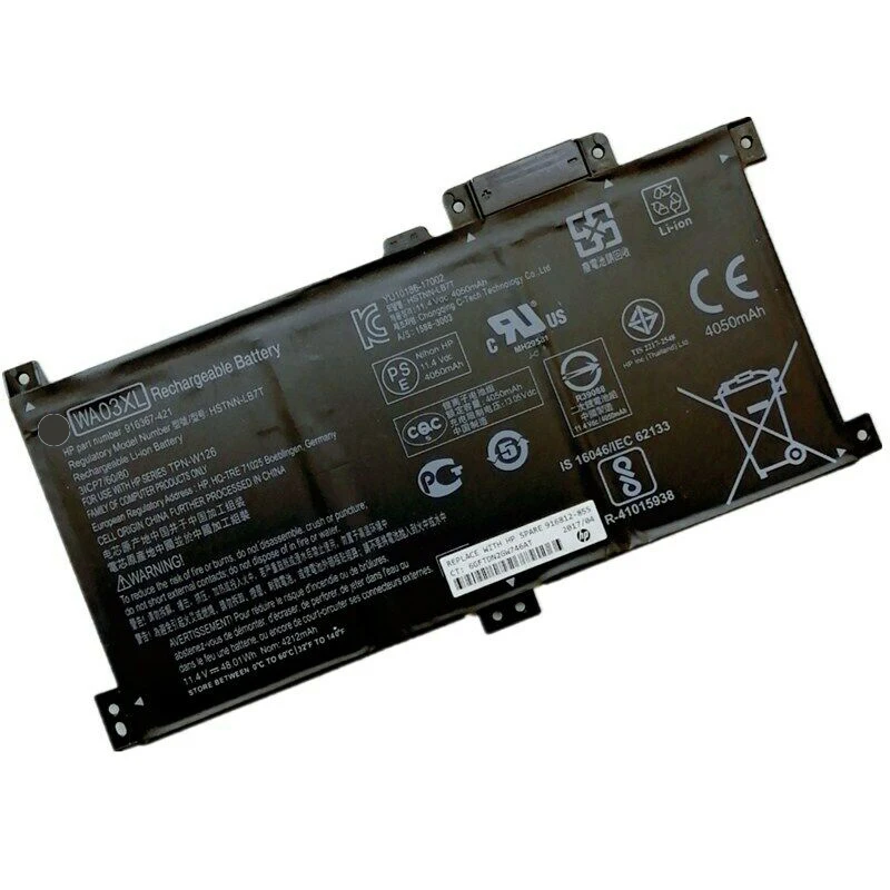 Бесплатная доставка, Оригинальная батарея WA03XL, Φ 916812-055, LB7T 916367-541 для HP Pavilion X360 15-BR001CY BR124TX BR011UR
Бесплатная доставка, Оригинальная батарея WA03XL, Φ 916812-055, LB7T 916367-541 для HP Pavilion X360 15-BR001CY BR124TX BR011UR