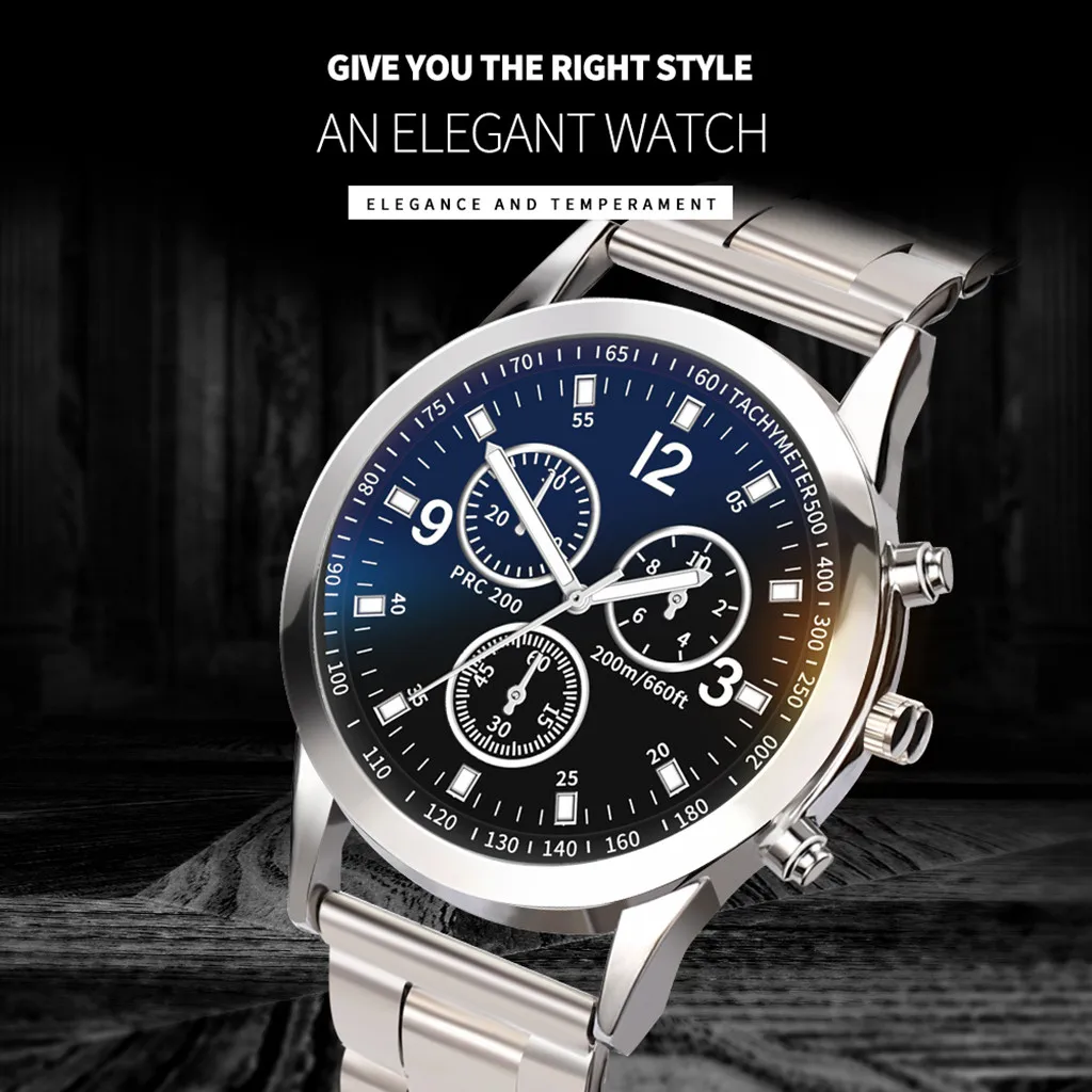 High Quality Stainless Steel Men Watch Waterproof Quartz Business Wristwatch Three Eyes Luminous Hands Round Dial Masculino
High Quality Stainless Steel Men Watch Waterproof Quartz Business Wristwatch Three Eyes Luminous Hands Round Dial Masculino