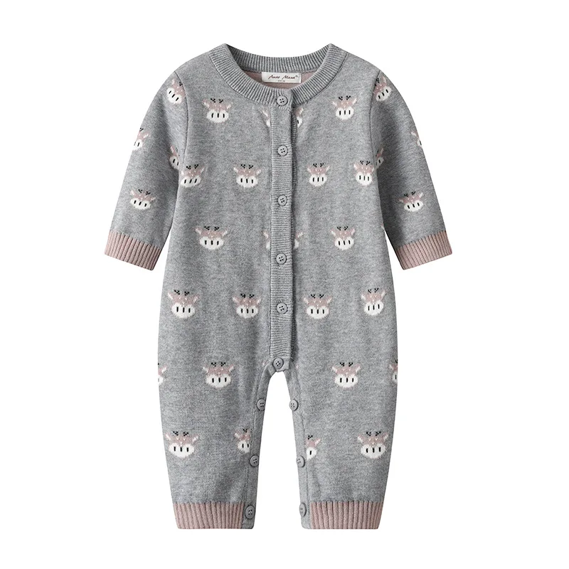 New Autumn Double Knit Jumpsuit Baby Long Sleeve Fawn Button Sweater for Climbing Suit
New Autumn Double Knit Jumpsuit Baby Long Sleeve Fawn Button Sweater for Climbing Suit