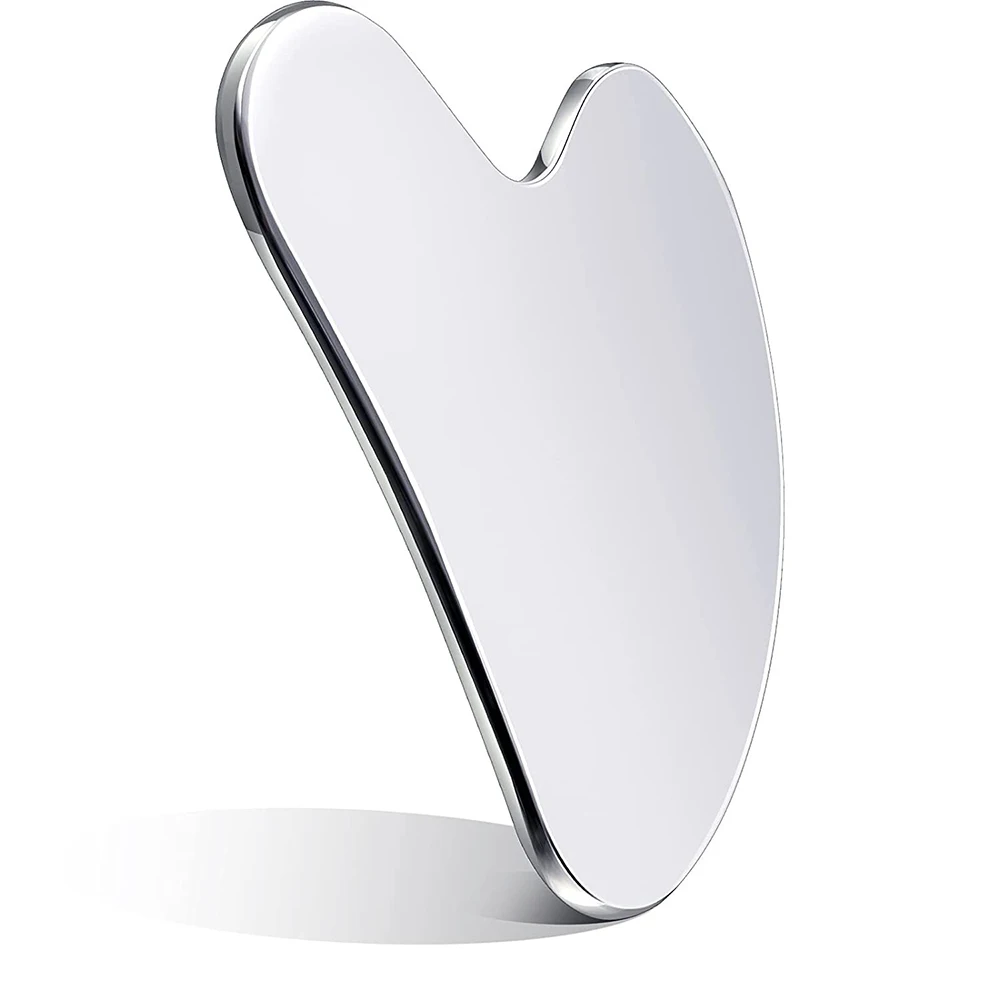 Stainless Steel Scraper Facial Massage Gua Sha Tool Face Lift Anti-Aging Skin Tightening Cooling Metal Contour Reduce Puffiness
Stainless Steel Scraper Facial Massage Gua Sha Tool Face Lift Anti-Aging Skin Tightening Cooling Metal Contour Reduce Puffiness