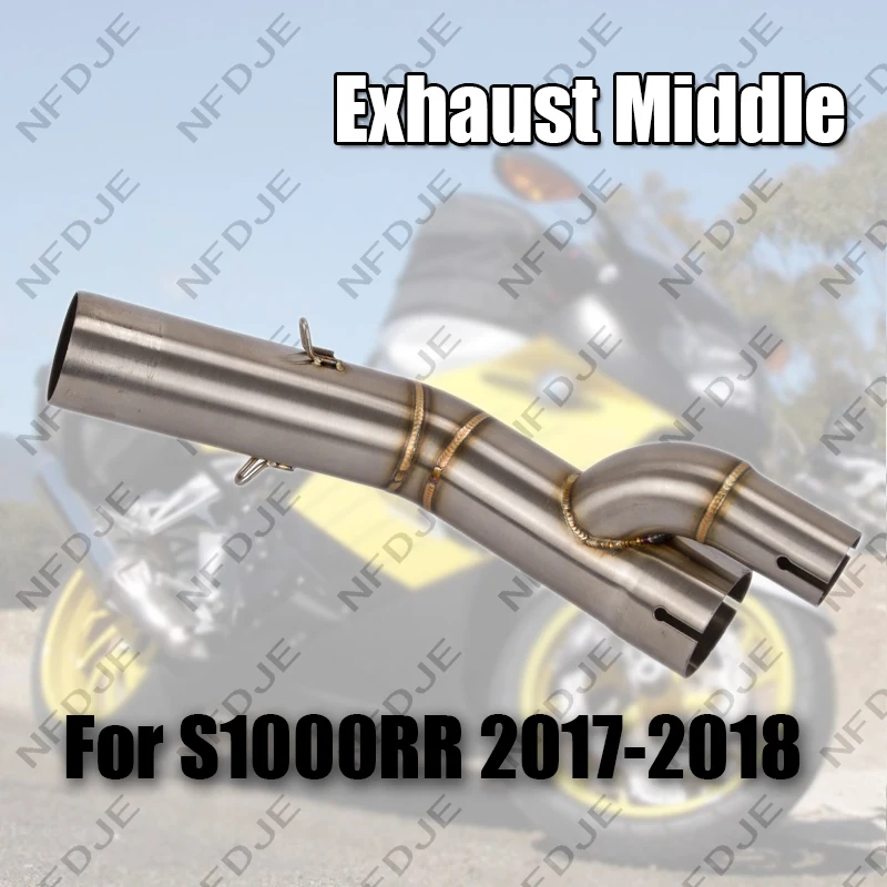 _ Звеньевая труба для BMW S1000RR 2017 2018 17 18 без глушителя|Выхлопные трубы и системы| |