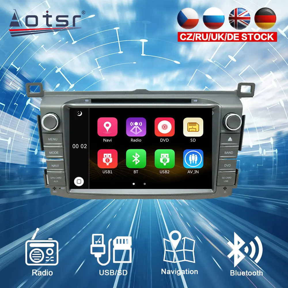 For TOYOTA RAV4 2012 - 2017 Wince 6.0 CD DVD Player Single DIN 7 Inch GPS Navigation Player Steering Wheel Control BT
For TOYOTA RAV4 2012 - 2017 Wince 6.0 CD DVD Player Single DIN 7 Inch GPS Navigation Player Steering Wheel Control BT