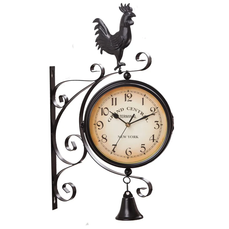 2021 New European Style Iron Art Retro Creative Simple Personality Home Wall Clock Double-sided Wall Clock Home Decoration
2021 New European Style Iron Art Retro Creative Simple Personality Home Wall Clock Double-sided Wall Clock Home Decoration