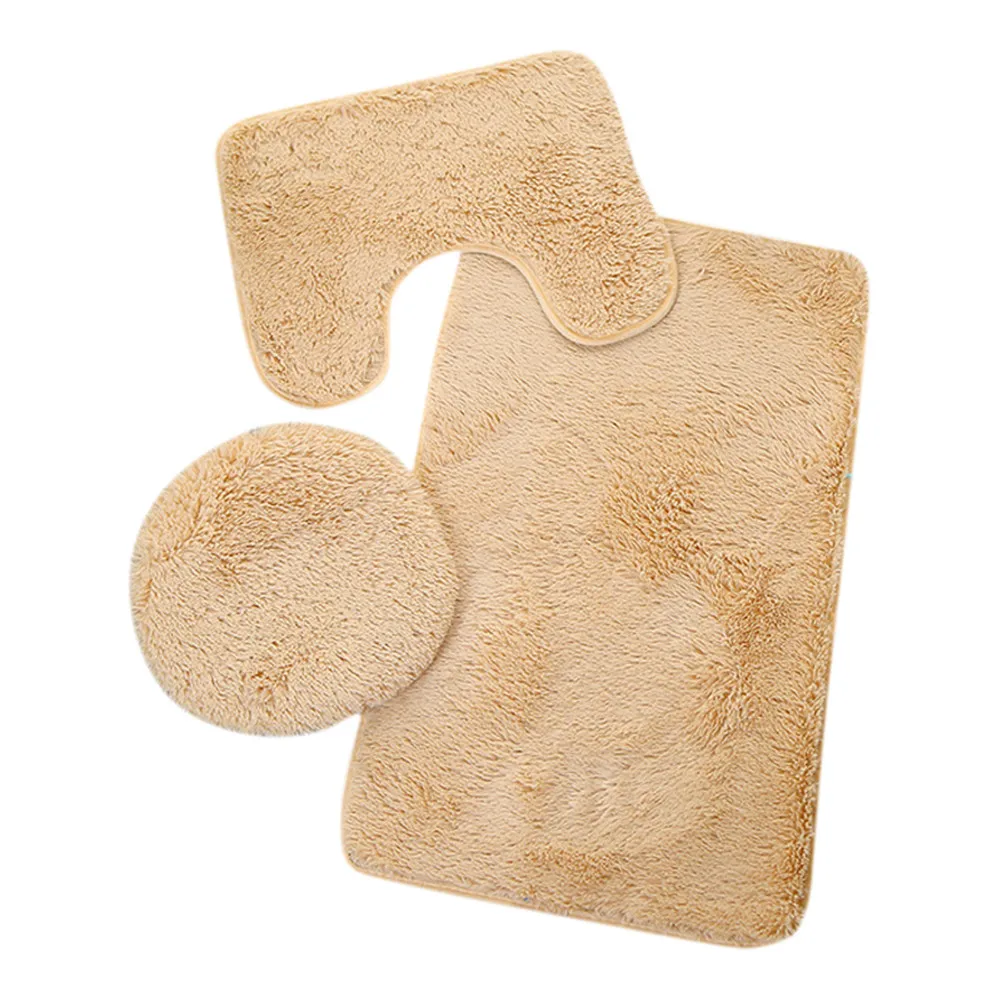 2pcs Microfiber Bathroom Rugs Set Shaggy Soft Bath Mat & U-Shaped Toilet Rug Non-Slip Machine Wash Dry Absorbent Shower HY99
2pcs Microfiber Bathroom Rugs Set Shaggy Soft Bath Mat & U-Shaped Toilet Rug Non-Slip Machine Wash Dry Absorbent Shower HY99