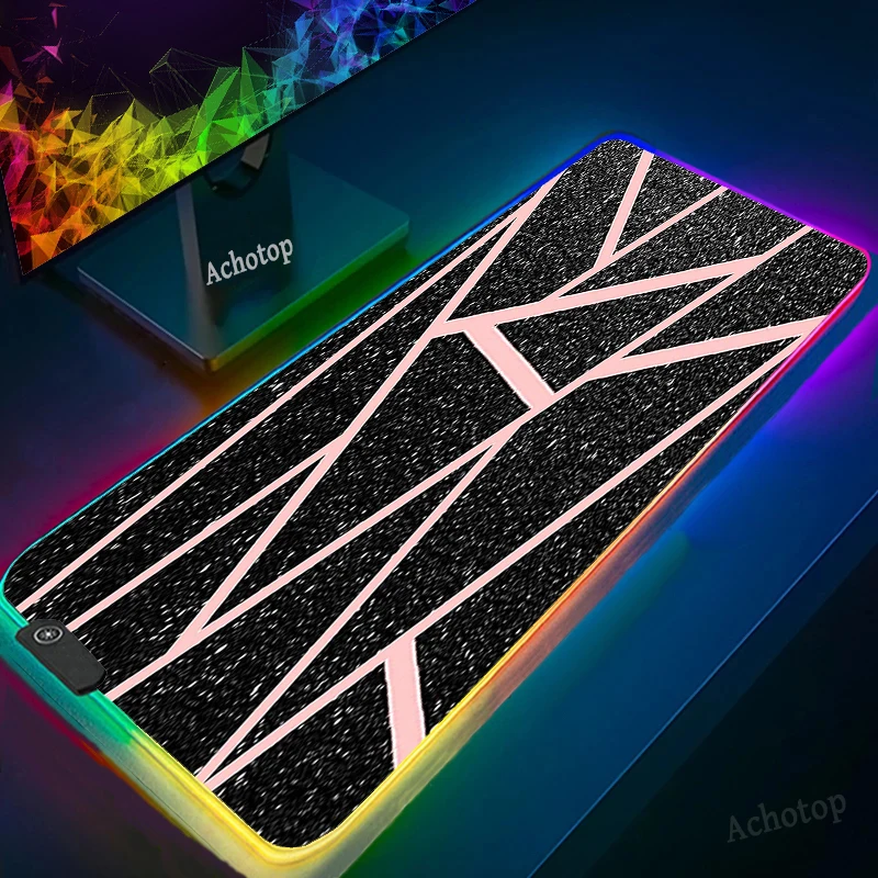 Achotop White Pink Marble Pattern Large RGB Mouse Pad LED Lighting for Game Player Matmouse XXL Table Game Pads Table Game Mat
Achotop White Pink Marble Pattern Large RGB Mouse Pad LED Lighting for Game Player Matmouse XXL Table Game Pads Table Game Mat