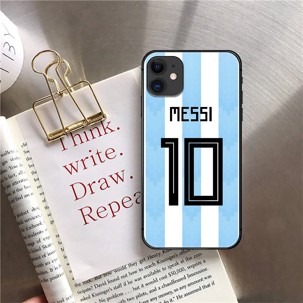 Messi Football Soccer 10 Phone Case Cover For Iphone 5 6 7 8 11 12 5S 6S X Xr XS Se Plus Pro Max Mini 2020 Black Silicone Funda
Messi Football Soccer 10 Phone Case Cover For Iphone 5 6 7 8 11 12 5S 6S X Xr XS Se Plus Pro Max Mini 2020 Black Silicone Funda