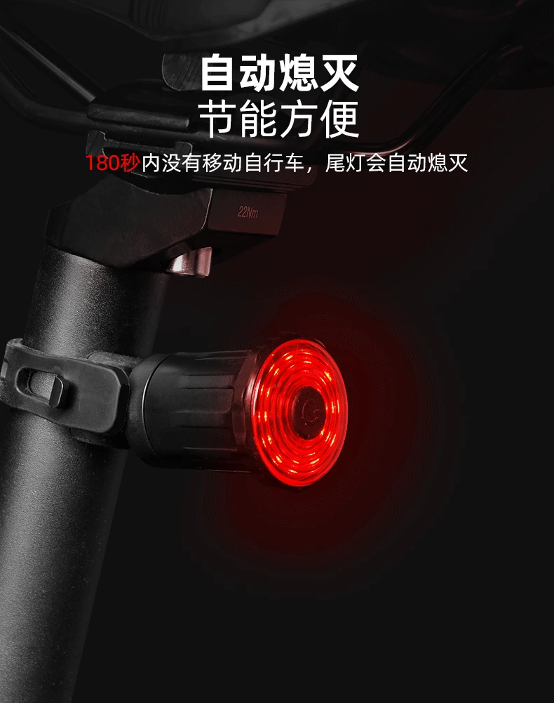 

Велосипед светильник 6 режим USB Перезаряжаемые светодиодный Велоспорт велосипед Предупреждение спереди и сзади хвост светильник s для вело...