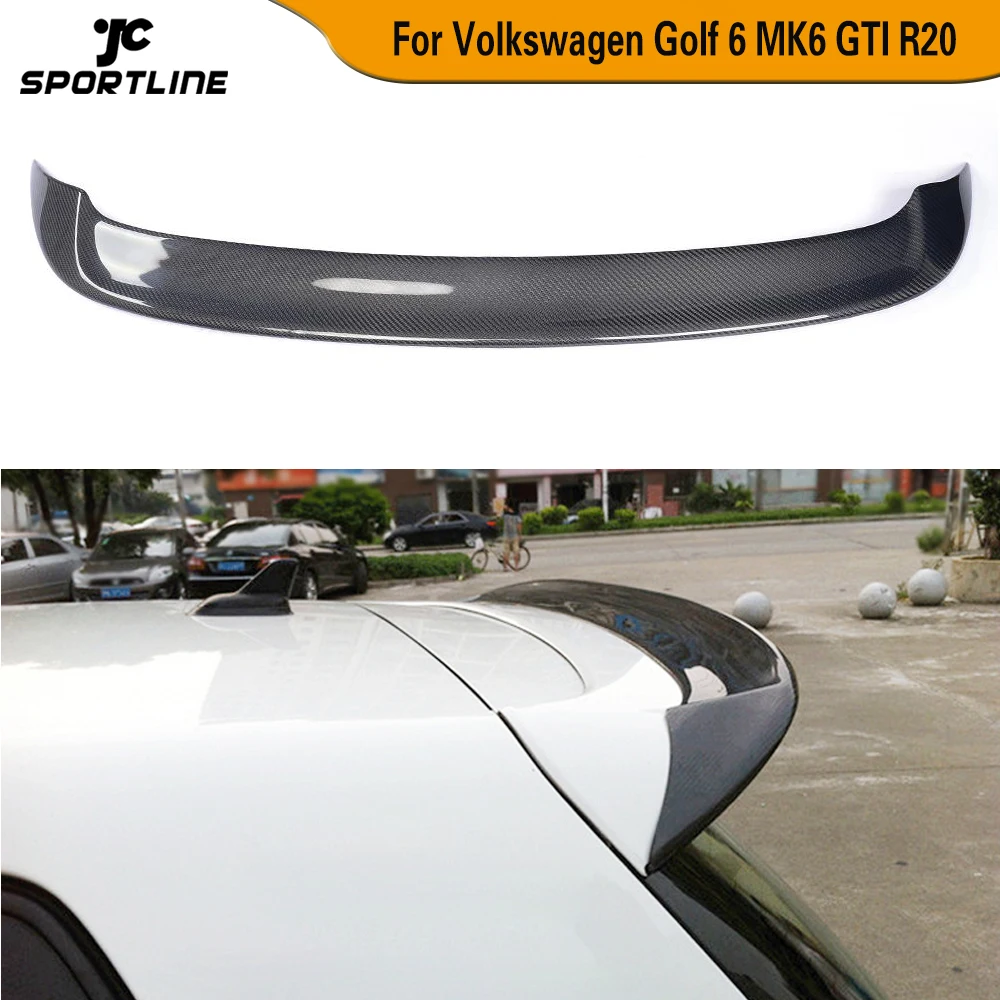 Car Style Carbon Fiber / FRP Car Rear Roof Lip Spoiler Wing for Volkswagen VW Golf 6 VI MK6 R20 GTI 2010 - 2013
Car Style Carbon Fiber / FRP Car Rear Roof Lip Spoiler Wing for Volkswagen VW Golf 6 VI MK6 R20 GTI 2010 - 2013