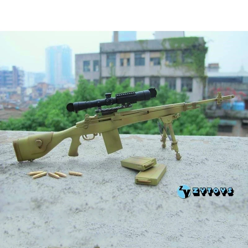 

In Stock ZYTOYS 1/6 Scale Sniper Rifle M14 U.S. Special Forces Soldier Weapon Model Fit For 12" Action Figure Accessories