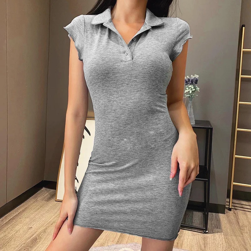 Ladies Casual Dress Daily Wear Commuter Slim Bag Hip Mini Skirt Lotus Leaf Short Sleeve Spring And Summer Women's Clothing
Ladies Casual Dress Daily Wear Commuter Slim Bag Hip Mini Skirt Lotus Leaf Short Sleeve Spring And Summer Women's Clothing