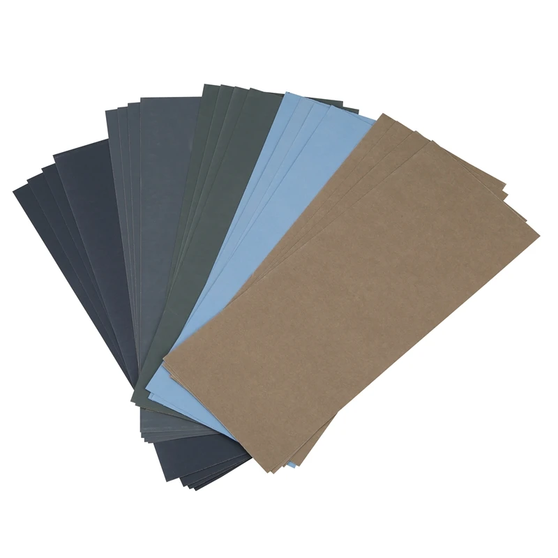20Pcs Wet Dry Sandpaper, High Grit 1000/2000/3000/5000/7000 Sandpaper Sheets Assortment For Wood Metal Polishing Automotive Sand 
20Pcs Wet Dry Sandpaper, High Grit 1000/2000/3000/5000/7000 Sandpaper Sheets Assortment For Wood Metal Polishing Automotive Sand