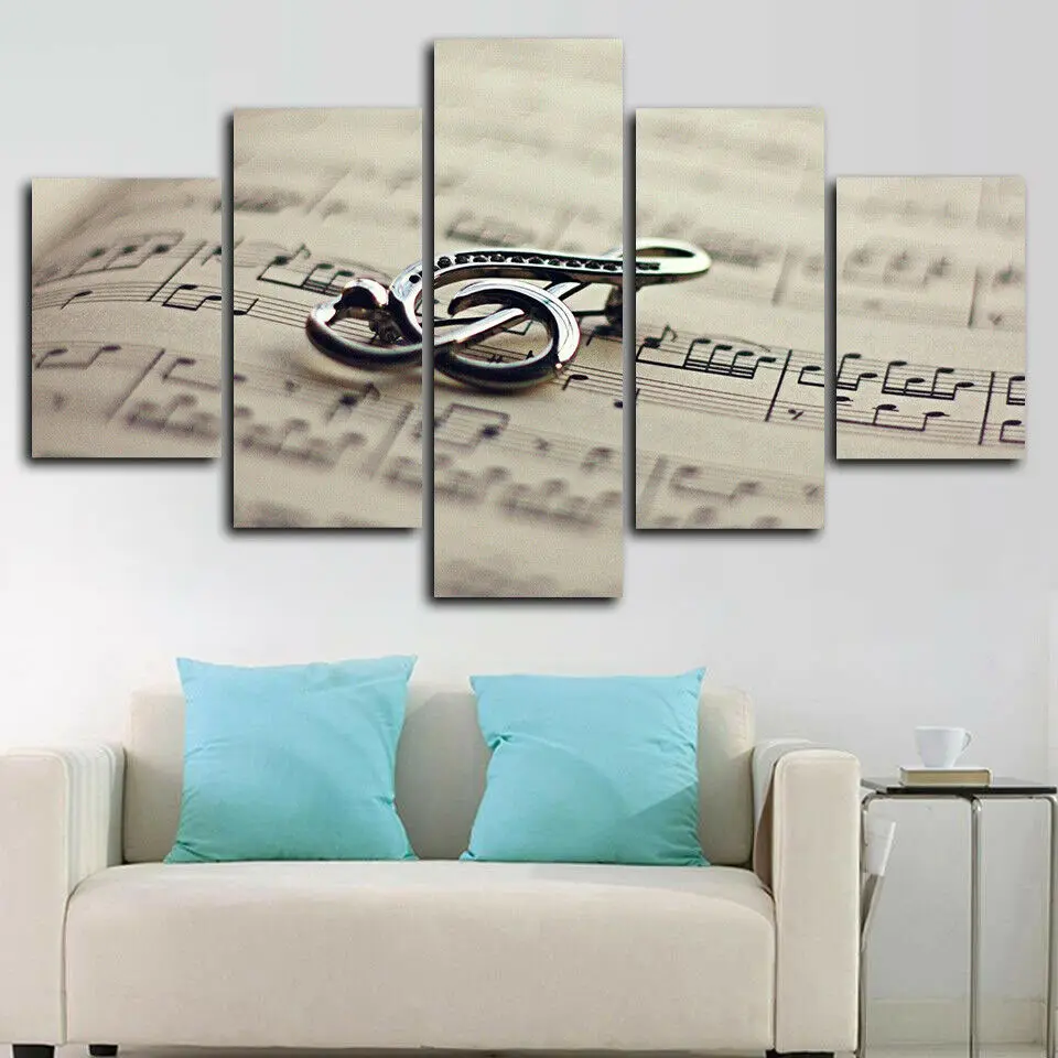 No Framed Musical Note Music Poster 5 piece Wall Art Canvas Print posters Paintings Oil Painting Living Room Home Decor Pictures
No Framed Musical Note Music Poster 5 piece Wall Art Canvas Print posters Paintings Oil Painting Living Room Home Decor Pictures