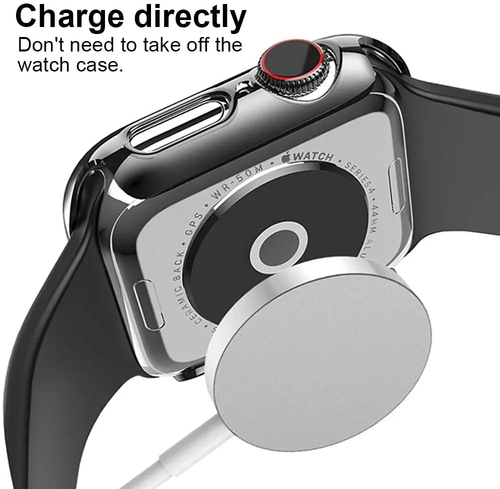 Защитный чехол для Apple Watch Series 7 6 SE 5 4 3 44 мм 40 45 iwatch 42 38 стекло + крышка аксессуары watch