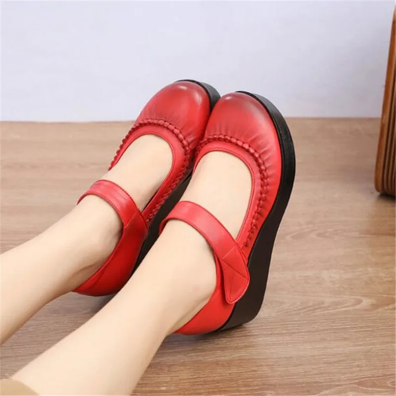 2019 autumn genuine leather shoes woman shoes high heels shallow mouth waterproof platform wedge with high-heeled shoes
2019 autumn genuine leather shoes woman shoes high heels shallow mouth waterproof platform wedge with high-heeled shoes