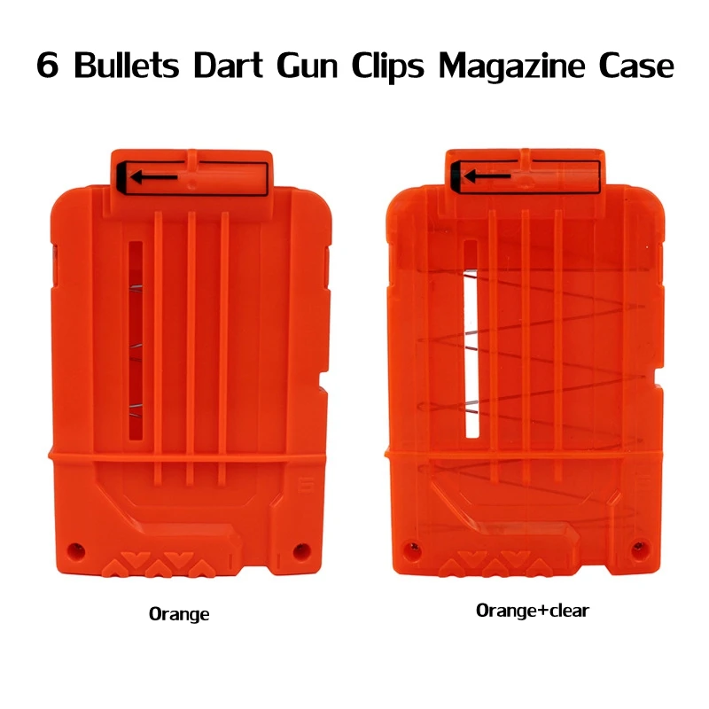 6 Reload Clip Magazine Round Darts for Toy Gun Soft Bullet Clip Nerf Replacement Bullet Clip Kids Gift
6 Reload Clip Magazine Round Darts for Toy Gun Soft Bullet Clip Nerf Replacement Bullet Clip Kids Gift