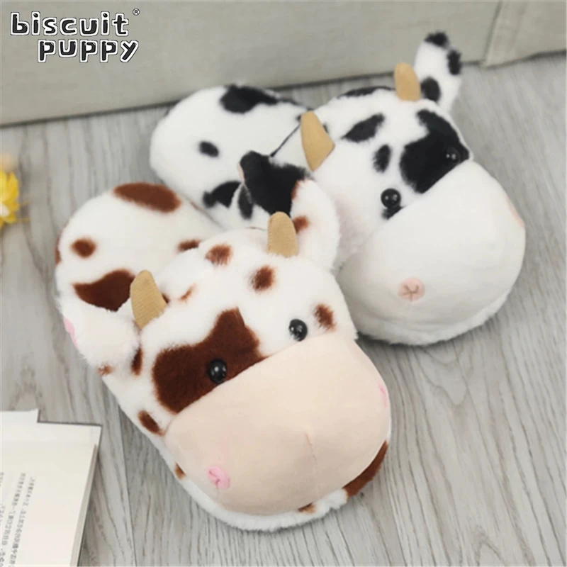 Winter Slippers Women Cute Cow Slippers Fluffy Plush Warm Fashion Shoes Indoor Home Non-slip Cotton Shoes
Winter Slippers Women Cute Cow Slippers Fluffy Plush Warm Fashion Shoes Indoor Home Non-slip Cotton Shoes