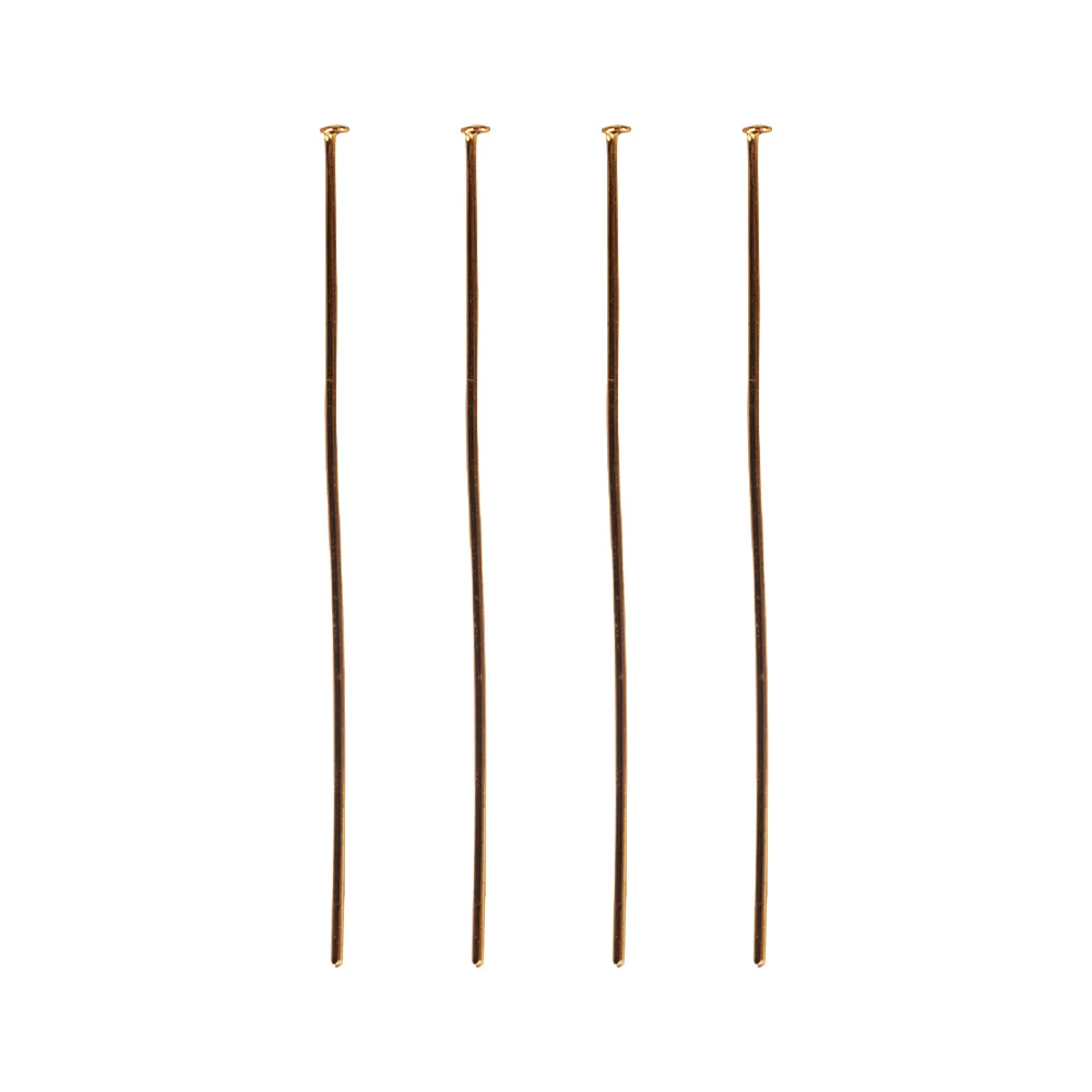100Pcs Stainless Steel Gold Color Headpin Diy Accessories Earrings Beading Eye Pins Flat Head Pins For Jewelry Making Supplies
100Pcs Stainless Steel Gold Color Headpin Diy Accessories Earrings Beading Eye Pins Flat Head Pins For Jewelry Making Supplies