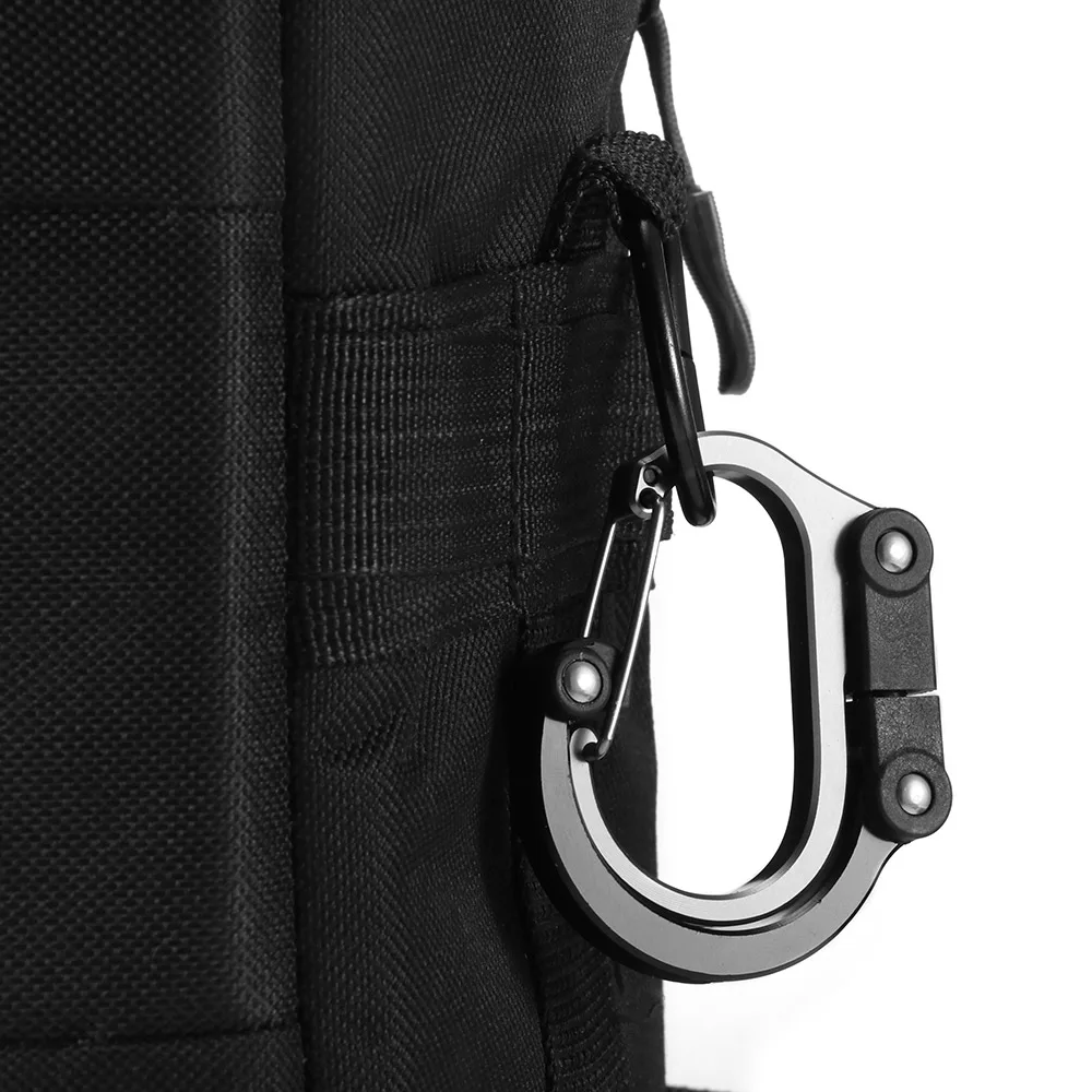 Carabiner Clip Rotating Non-Locking Strong Clips Camping Hiking Travel Backpack Hook Hybrid Out Mountain Climbing Outdoor Gadget
Carabiner Clip Rotating Non-Locking Strong Clips Camping Hiking Travel Backpack Hook Hybrid Out Mountain Climbing Outdoor Gadget