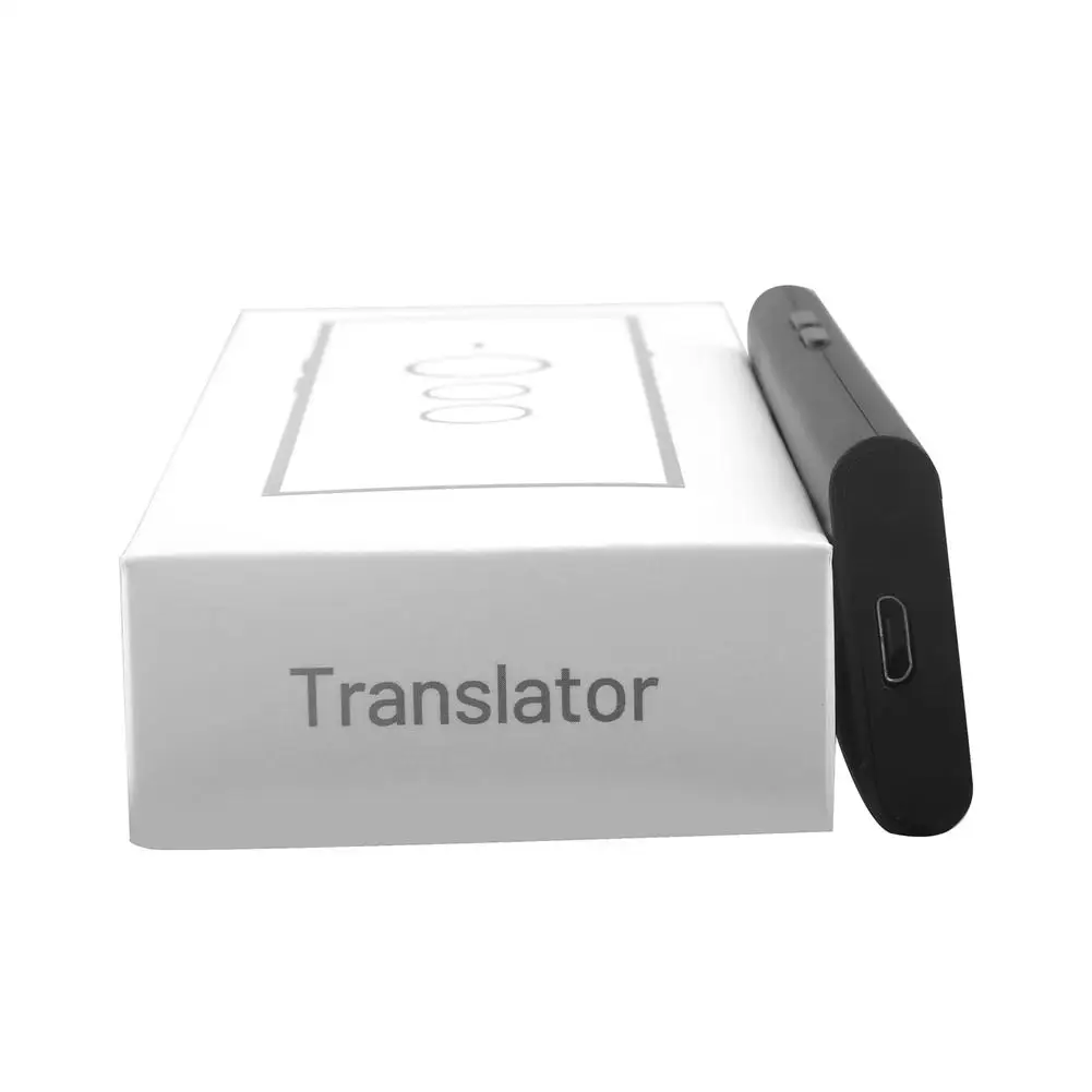 Portable Instant AI Translator Intelligent Digital Translation bluetooth 40 Language 2.4G WIFI hotspot Recording Travel Business
Portable Instant AI Translator Intelligent Digital Translation bluetooth 40 Language 2.4G WIFI hotspot Recording Travel Business