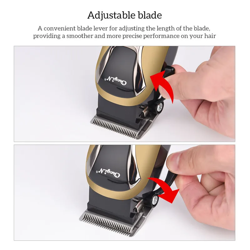 Electric Beard Trimmer Shaver Reciprocating Blade Razor Hair Cutting Machine Shaving Men Haircut RechargeableBarber Hair Clipper
Electric Beard Trimmer Shaver Reciprocating Blade Razor Hair Cutting Machine Shaving Men Haircut RechargeableBarber Hair Clipper