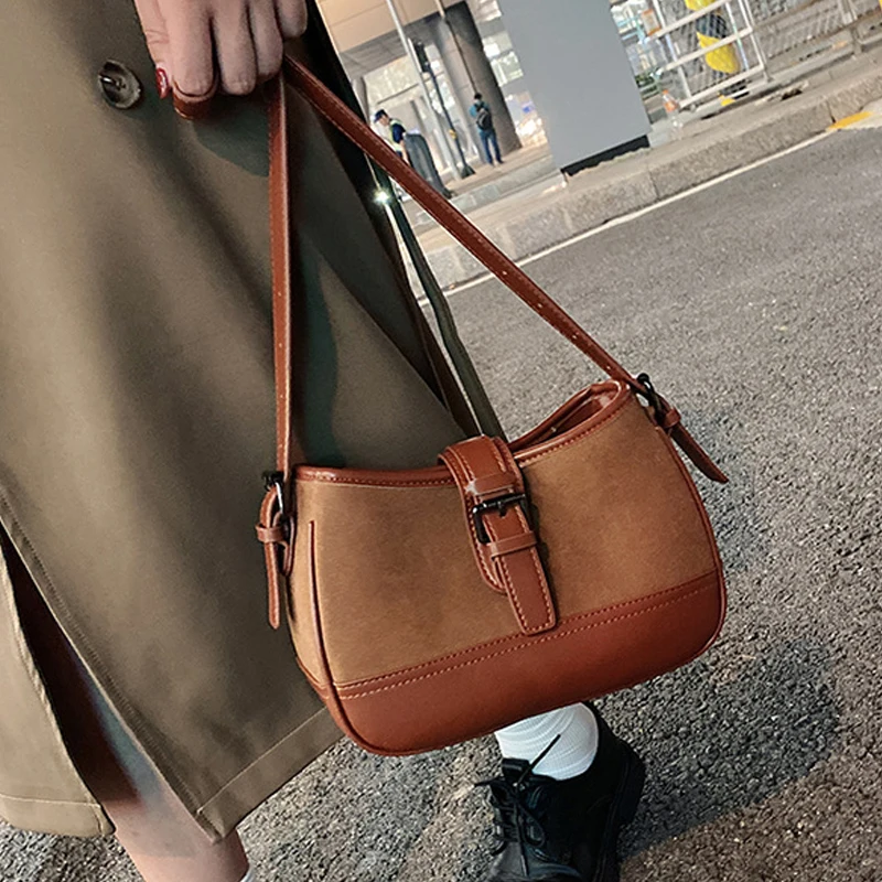 Women's Fashion Retro Textured PU Leather Frosted Shoulder Bag Female Shopper Designer Exquisite Workmanship Handbags For Women
Women's Fashion Retro Textured PU Leather Frosted Shoulder Bag Female Shopper Designer Exquisite Workmanship Handbags For Women