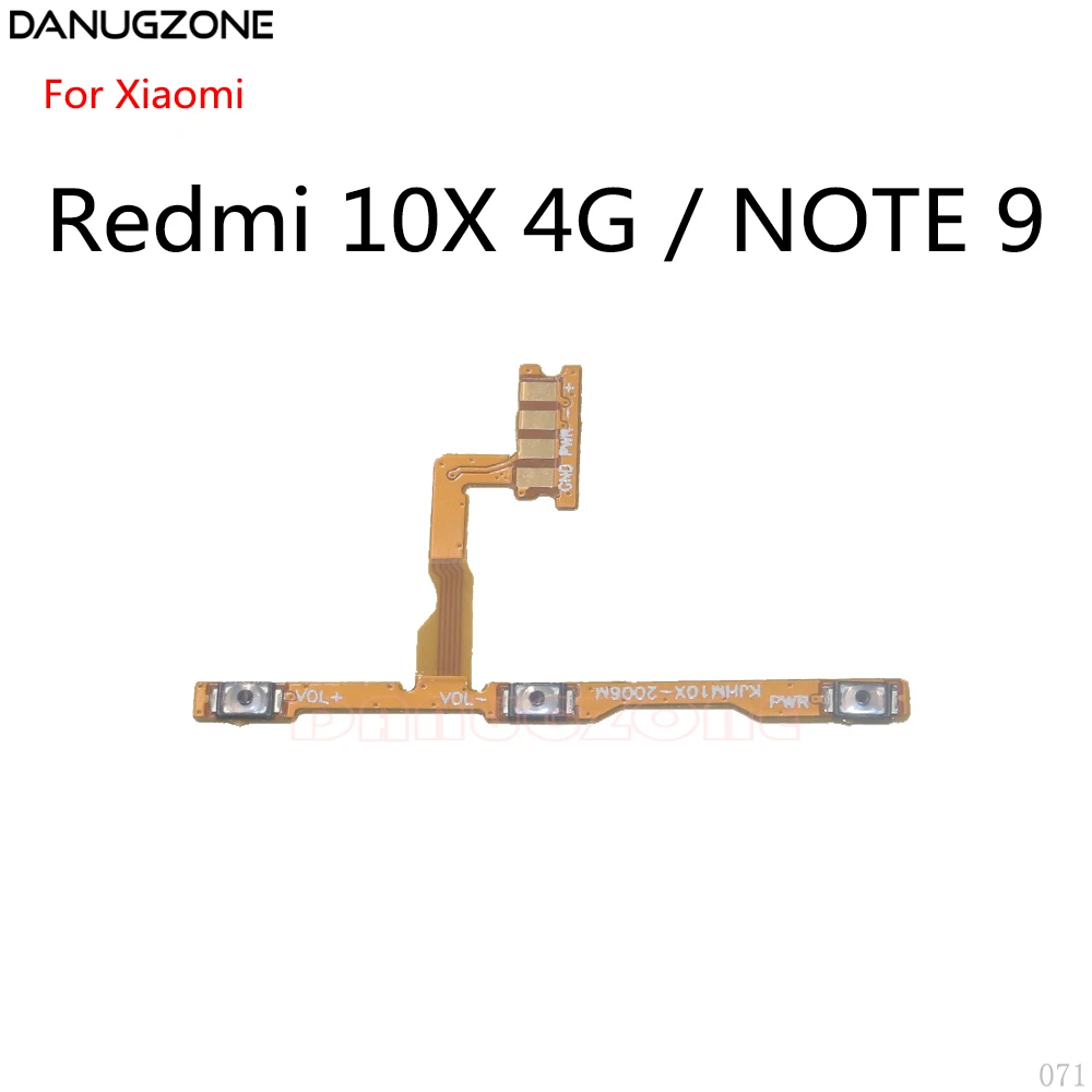 10PCS/Lot For Xiaomi Redmi NOTE 9 10X 4G 5G Power Button Switch Volume Button Mute On / Off Flex Cable
10PCS/Lot For Xiaomi Redmi NOTE 9 10X 4G 5G Power Button Switch Volume Button Mute On / Off Flex Cable