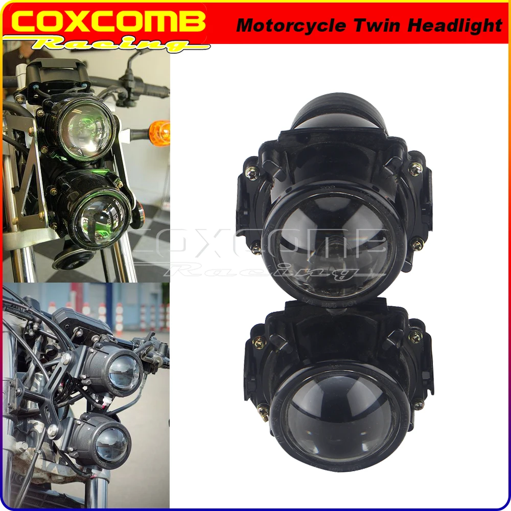 Universal Motorcycle Custom Retro 2pcs Headlight H3 12v 55w High Low Beam Running Fog Light for Harley Cafe Racer Suzuki BMW
Universal Motorcycle Custom Retro 2pcs Headlight H3 12v 55w High Low Beam Running Fog Light for Harley Cafe Racer Suzuki BMW