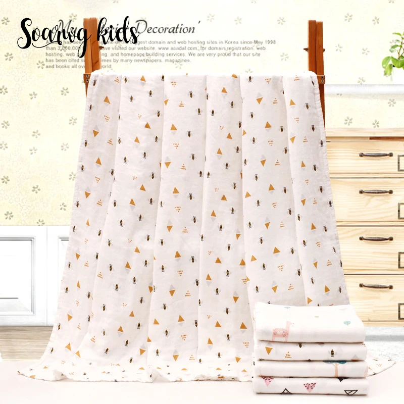 Soarwg kids Bamboo Baby Blanket Infant Soft and Absorbent Muslin Baby Swaddle Bath Towel Bedding Cute Muslin Swaddle Blanket
Soarwg kids Bamboo Baby Blanket Infant Soft and Absorbent Muslin Baby Swaddle Bath Towel Bedding Cute Muslin Swaddle Blanket