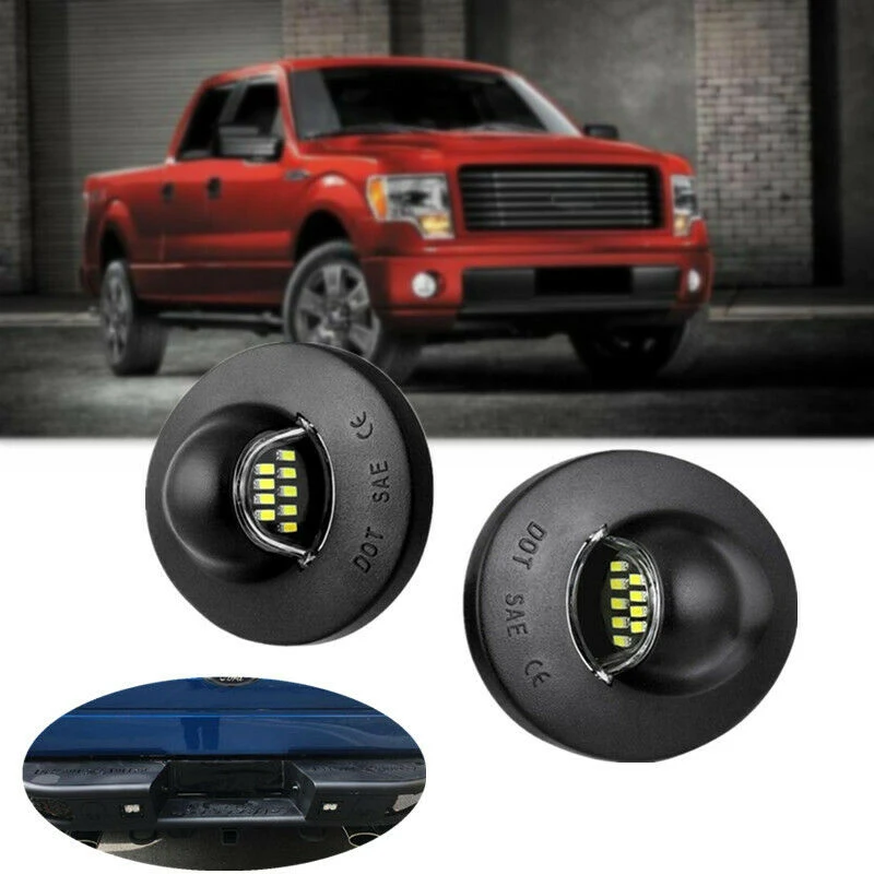 2Pcs Truck Bright LED License Plate Light 6000K White for Ford F150 F250 F350 1990-2014 Lights Accessories
2Pcs Truck Bright LED License Plate Light 6000K White for Ford F150 F250 F350 1990-2014 Lights Accessories