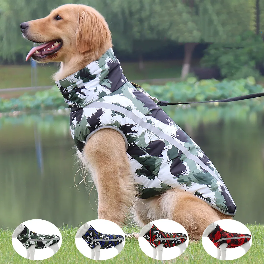 Warm Winter Dogs Clothes Large Breed Dog Jacket Waterproof Reflective Vest for Big Dogs Labrador Overalls Chihuahua Pug Clothes
Warm Winter Dogs Clothes Large Breed Dog Jacket Waterproof Reflective Vest for Big Dogs Labrador Overalls Chihuahua Pug Clothes