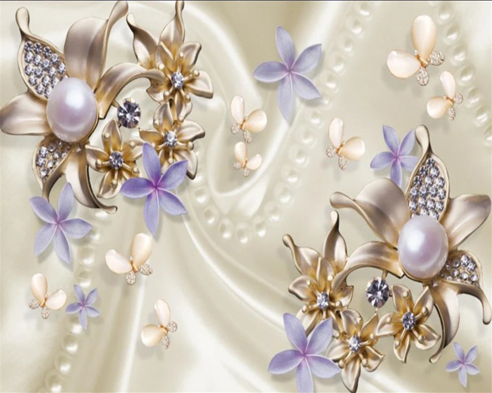 Luxury Flower 3d Wallpaper Diamond Pearl Flower 3D Wallpaper Living Room Bedroom Wallcovering HD Classic 3d Wallpaper
Luxury Flower 3d Wallpaper Diamond Pearl Flower 3D Wallpaper Living Room Bedroom Wallcovering HD Classic 3d Wallpaper