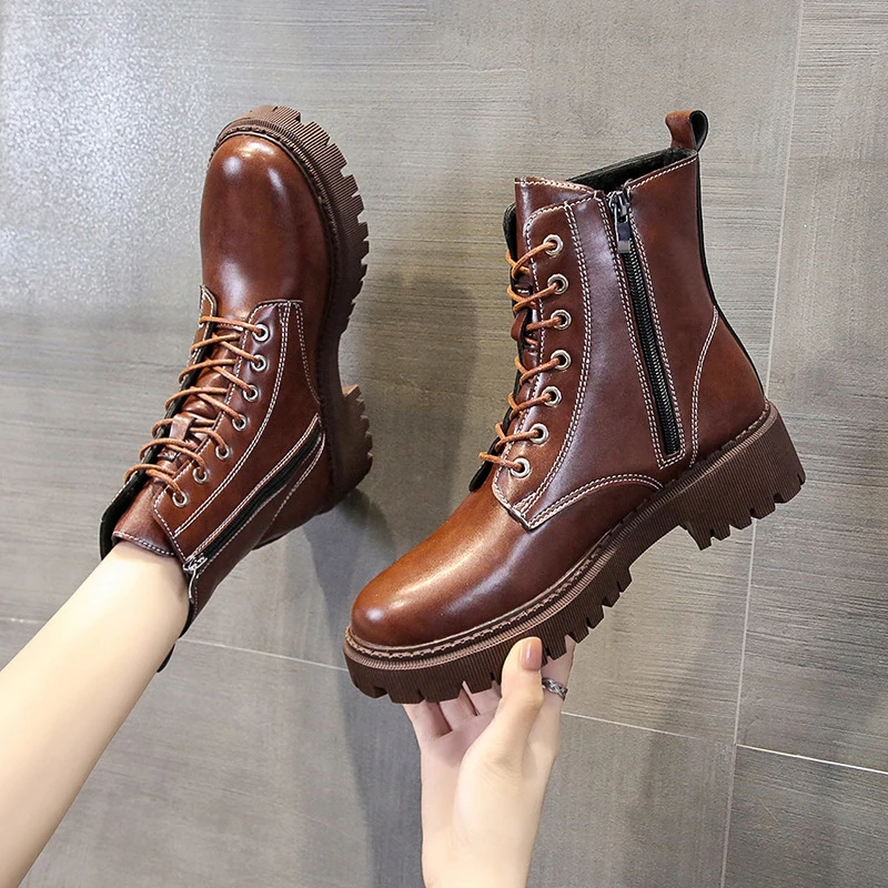 Ladies Rubber Boots Shoes Round Toe Ladies Roman Style Thick-soled Retro Mid-Tube Boots Autumn and Winter New Short Boots 2021
Ladies Rubber Boots Shoes Round Toe Ladies Roman Style Thick-soled Retro Mid-Tube Boots Autumn and Winter New Short Boots 2021
