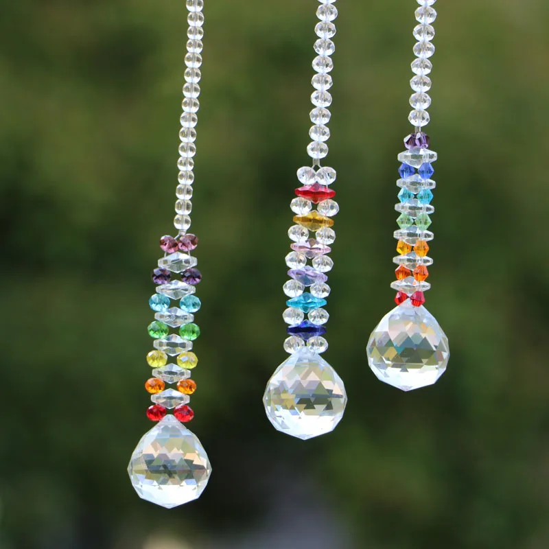 3pcs/lot Chandelier Crystal Ball Suncatcher Rainbow Maker Hanging Window Ornament Chakra Sun Catchers Home Garden Decor
3pcs/lot Chandelier Crystal Ball Suncatcher Rainbow Maker Hanging Window Ornament Chakra Sun Catchers Home Garden Decor
