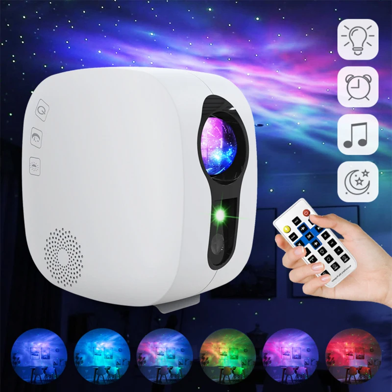 Galaxy Projector Laser Starry Sky Projector EU US LED Night Light Lamp With Bluetooth Music Remote Control Bedroom Decoration
Galaxy Projector Laser Starry Sky Projector EU US LED Night Light Lamp With Bluetooth Music Remote Control Bedroom Decoration