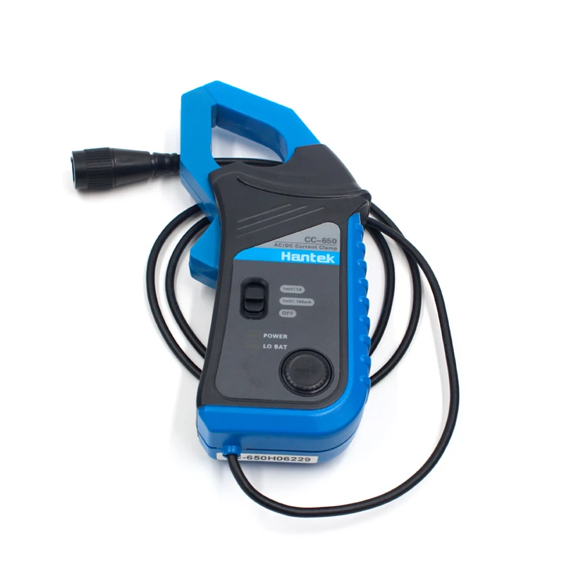 CC-65/CC-650 Oscilloscope AC/DC Current Clamp Probe 20KHz/400Hz Bandwidth With BNC Plug 1mV/10mA 65A/650A
CC-65/CC-650 Oscilloscope AC/DC Current Clamp Probe 20KHz/400Hz Bandwidth With BNC Plug 1mV/10mA 65A/650A