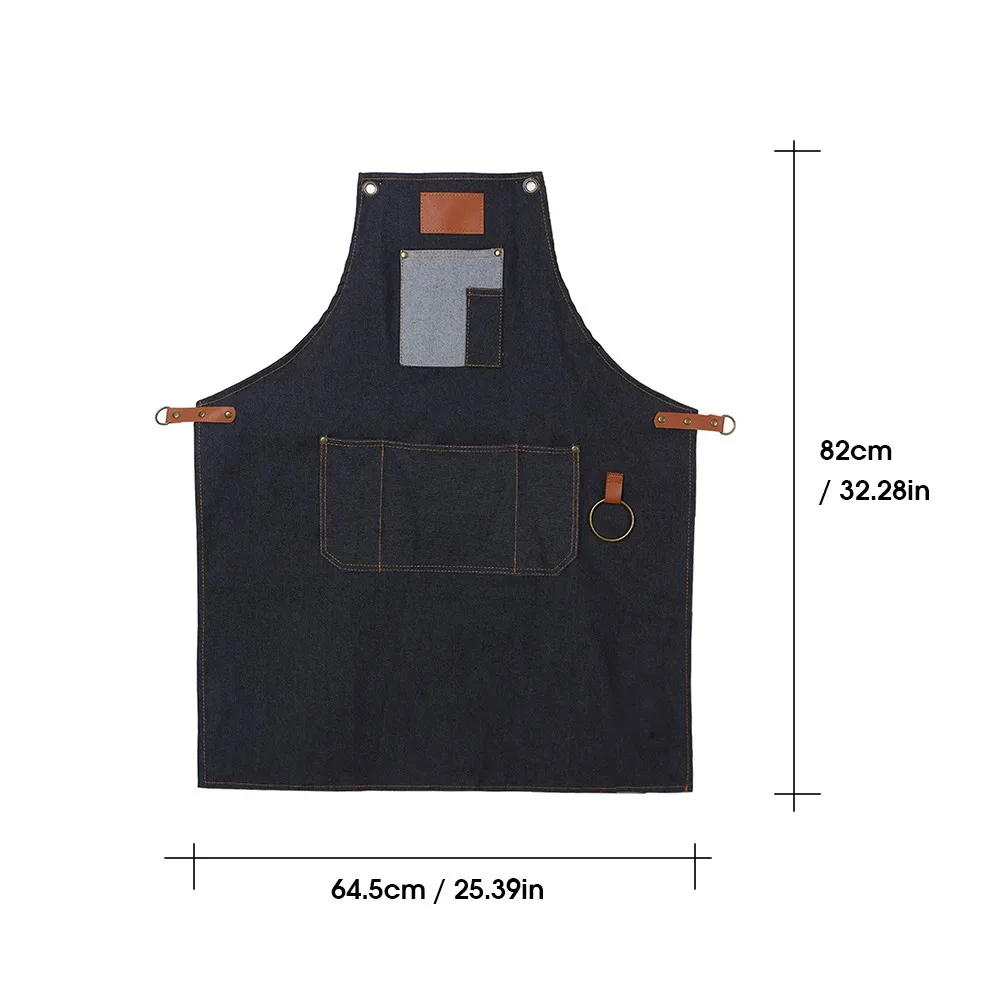Hair Dresser Salon Apron with 5 Pockets Hairdressing Cape Hair Cloth Cutting Dyeing Cape for Barber Shop Black Jean
Hair Dresser Salon Apron with 5 Pockets Hairdressing Cape Hair Cloth Cutting Dyeing Cape for Barber Shop Black Jean