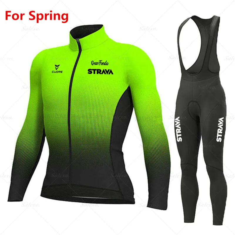 STRAVA Team Cycling Jersey Spring Autumn Set 2022 Mens Long Sleeve Bicycle Clothes Outdoor Riding Bike MTB Bib Sportswear Suit
STRAVA Team Cycling Jersey Spring Autumn Set 2022 Mens Long Sleeve Bicycle Clothes Outdoor Riding Bike MTB Bib Sportswear Suit