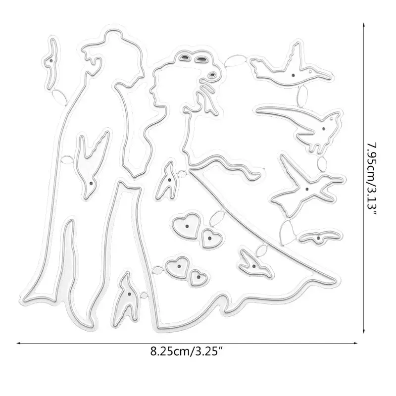 Wedding Metal Cutting Dies Stencil Scrapbooking DIY Album Stamp Paper Embossing 95AA
Wedding Metal Cutting Dies Stencil Scrapbooking DIY Album Stamp Paper Embossing 95AA