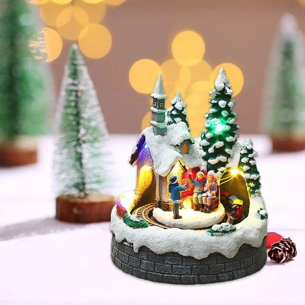 Rotatable Luminous Christmas Ornaments Winter Snowscapes Creative Decorations With LED Light Home Decor For Christmas Gifts J7L0
Rotatable Luminous Christmas Ornaments Winter Snowscapes Creative Decorations With LED Light Home Decor For Christmas Gifts J7L0