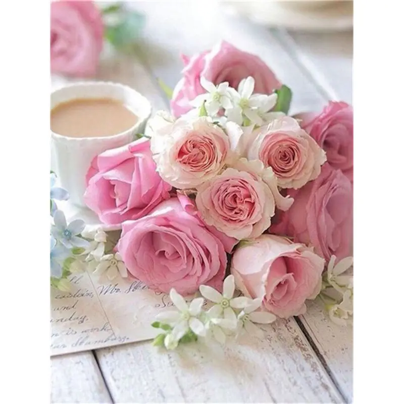 GATYZTORY Paint By Numbers For Adults Kids Flower DIY HandPainted Oil Painting Rose Picture Home Wall Decor Gift
GATYZTORY Paint By Numbers For Adults Kids Flower DIY HandPainted Oil Painting Rose Picture Home Wall Decor Gift