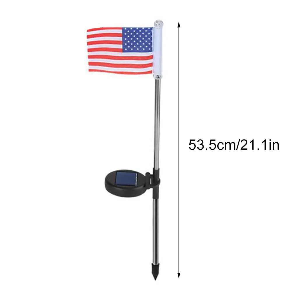 2PCS Solar Garden Stake Lights American Flag Independence Day Stake Lights Pathway Landscape Yard Lawn LED Decorative Lamp
2PCS Solar Garden Stake Lights American Flag Independence Day Stake Lights Pathway Landscape Yard Lawn LED Decorative Lamp