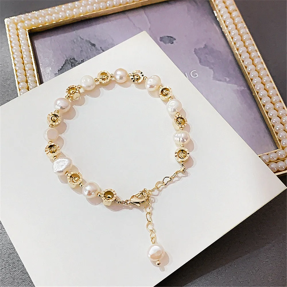 New Freshwater Pearl Adjustable Bracelet Advanced Simple Bracelet Korea Ins Fashion Female Bracelet Sister Friends Niche Gift
New Freshwater Pearl Adjustable Bracelet Advanced Simple Bracelet Korea Ins Fashion Female Bracelet Sister Friends Niche Gift