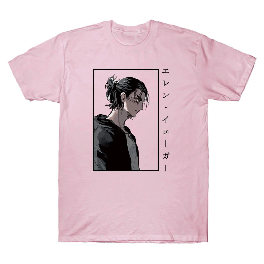Japanese Anime Attacks on Titan Eren Yeager T-shirt Casual Short Sleeves Printed T-Shirt Unisex Tops
Japanese Anime Attacks on Titan Eren Yeager T-shirt Casual Short Sleeves Printed T-Shirt Unisex Tops