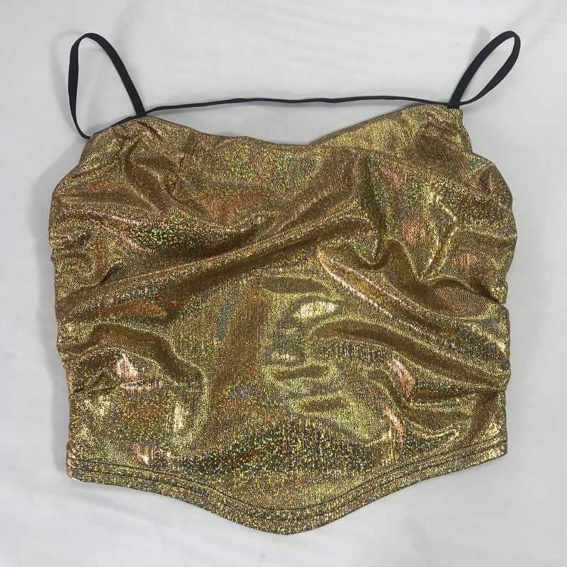 Summer Shiny Chain Tank Top Silver Halter Strap Crop Top Vest Party Clubwear Outfits 
Summer Shiny Chain Tank Top Silver Halter Strap Crop Top Vest Party Clubwear Outfits